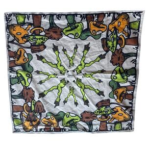 Parks Project Frogs and Mushrooms Cotton Bandana